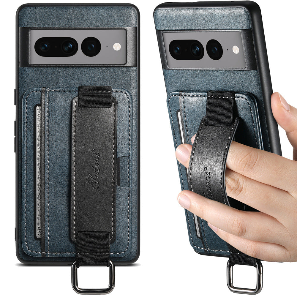 Back view of Suteni Card Slot Case for iPhone