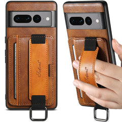 Side view showing wrist strap of Suteni case