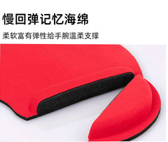 Light blue wrist cushion for office use