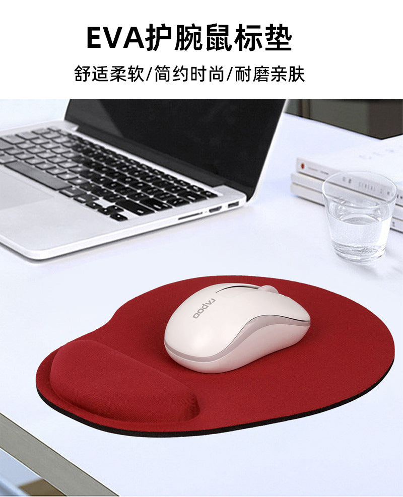 Red memory foam wrist pad for gamers
