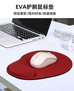 Red memory foam wrist pad for gamers