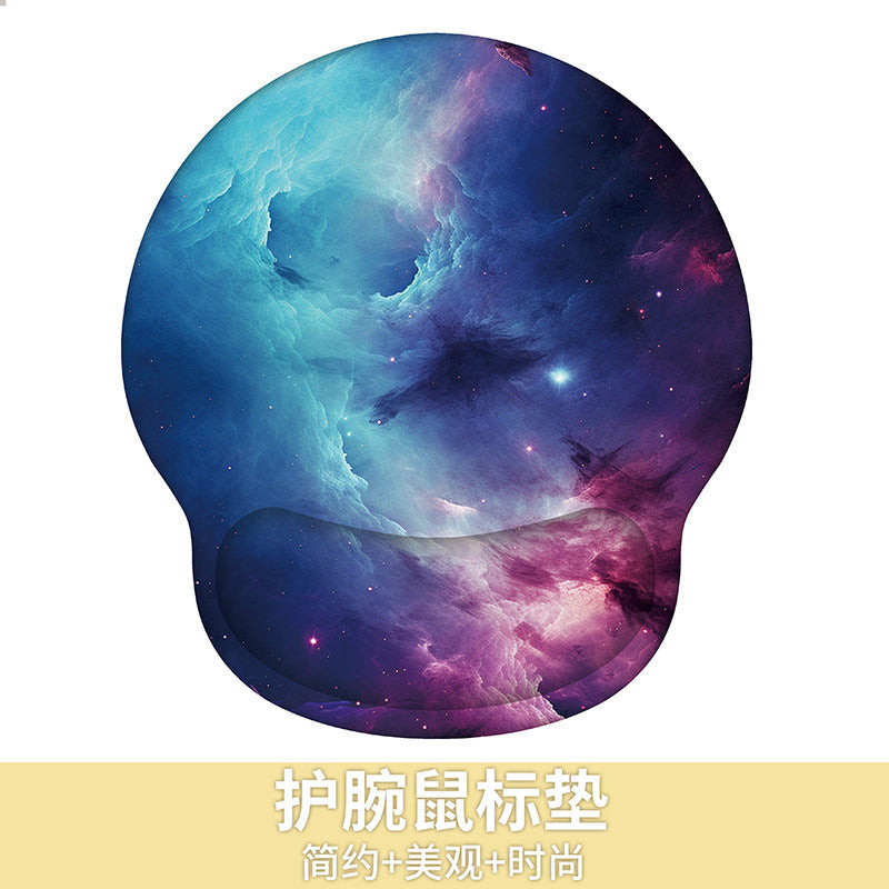 Custom Memory Foam Wrist Support Mouse Pad Vibrant Design 10