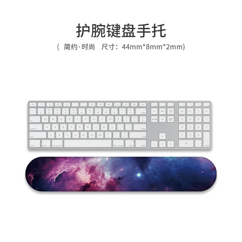 Custom Memory Foam Wrist Support Mouse Pad Vibrant Design 2