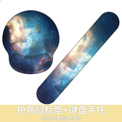 Custom Memory Foam Wrist Support Mouse Pad Vibrant Design 8