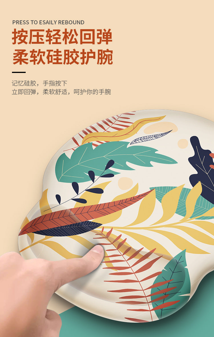 Custom Memory Foam Wrist Support Mouse Pad Vibrant Design 9