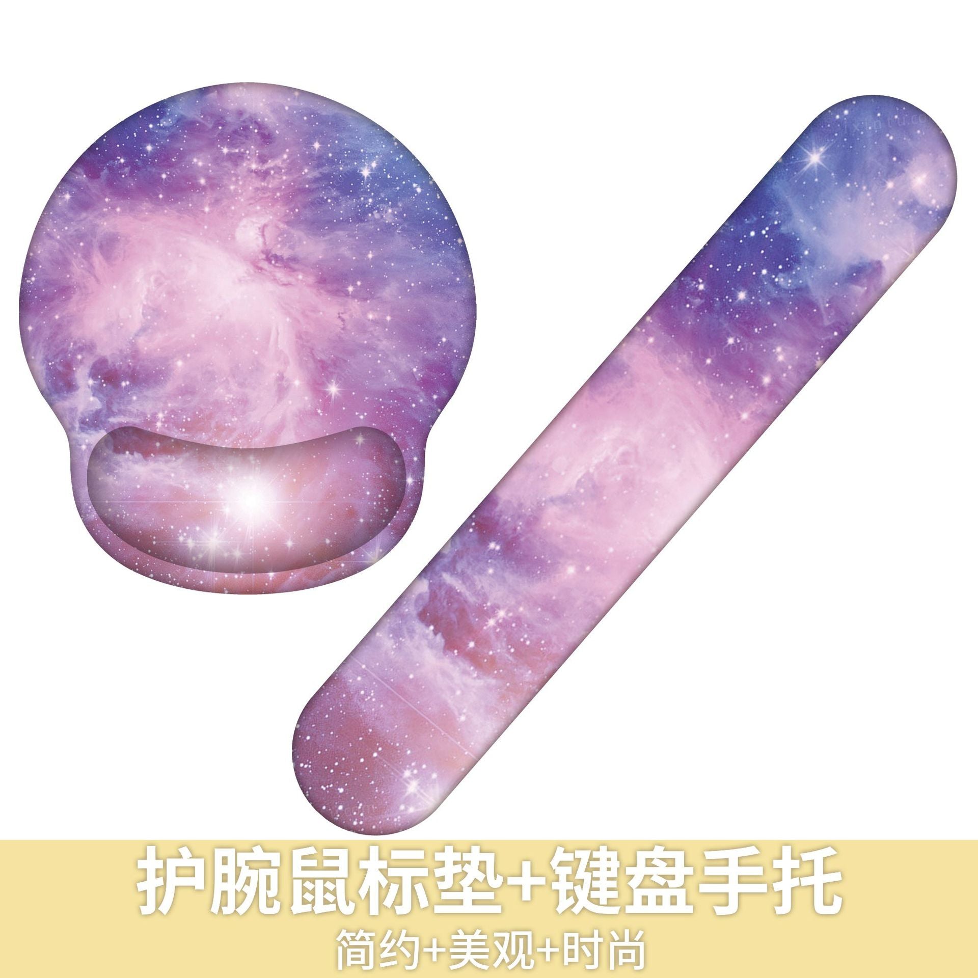 Custom Memory Foam Wrist Support Mouse Pad Vibrant Design 10