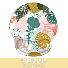 Custom Memory Foam Wrist Support Mouse Pad Vibrant Design 6