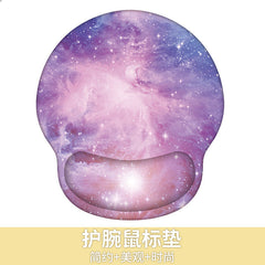 Custom Memory Foam Wrist Support Mouse Pad Vibrant Design 3