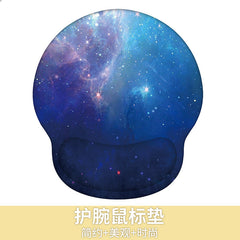 Custom Memory Foam Wrist Support Mouse Pad Vibrant Design 5