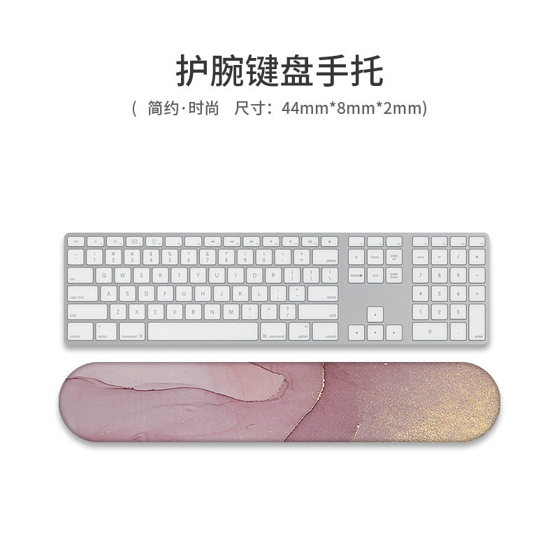 Custom Memory Foam Wrist Support Mouse Pad Vibrant Design 2