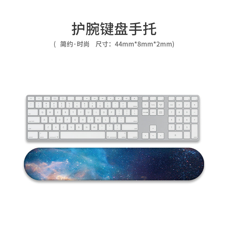 Custom Memory Foam Wrist Support Mouse Pad Vibrant Design 3