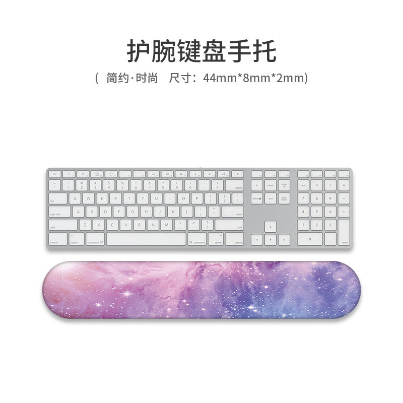 Custom Memory Foam Wrist Support Mouse Pad Vibrant Design 4