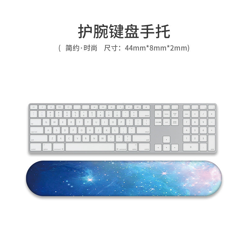 Custom Memory Foam Wrist Support Mouse Pad Vibrant Design 6
