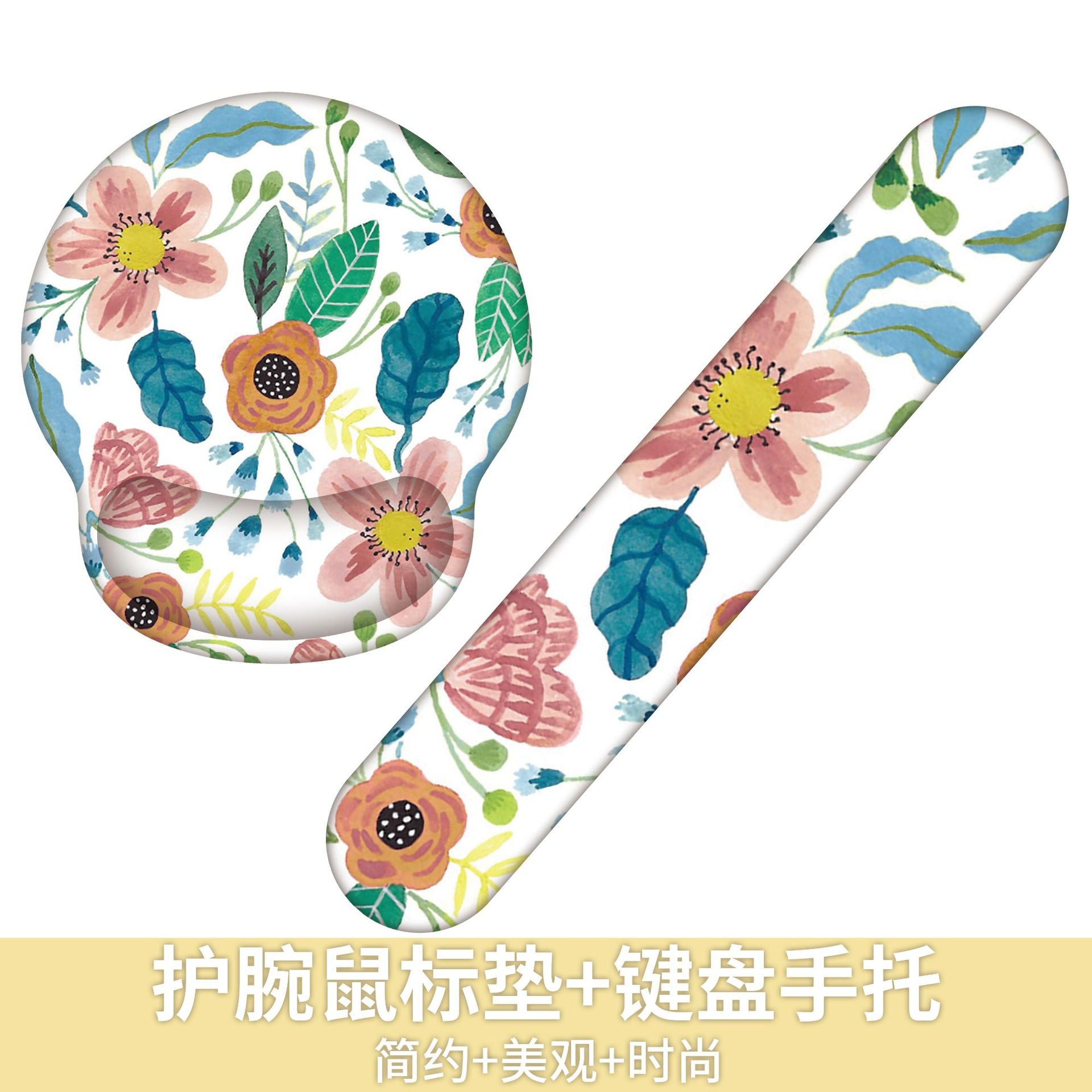 Custom Memory Foam Wrist Support Mouse Pad Vibrant Design 8