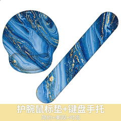 Custom Memory Foam Wrist Support Mouse Pad Vibrant Design 1