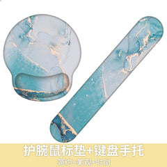 Custom Memory Foam Wrist Support Mouse Pad Vibrant Design 3