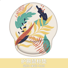 Custom Memory Foam Wrist Support Mouse Pad Vibrant Design 5