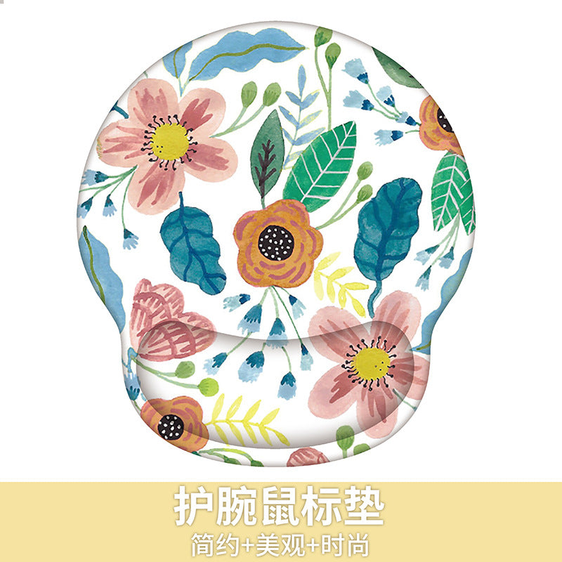 Custom Memory Foam Wrist Support Mouse Pad Vibrant Design 7