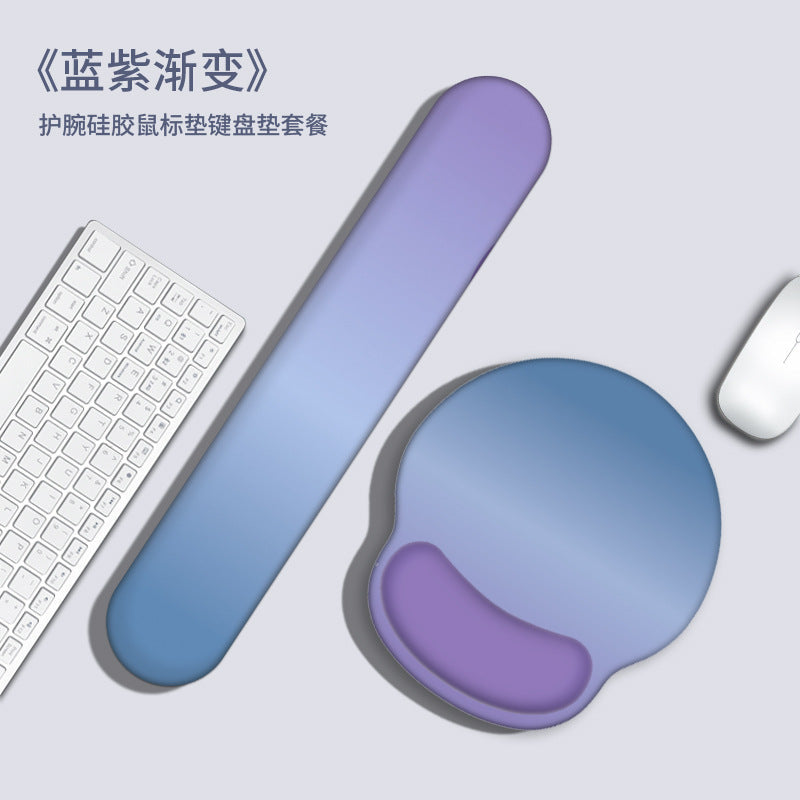 Pink-White Gradient Ergonomic Wrist Rest