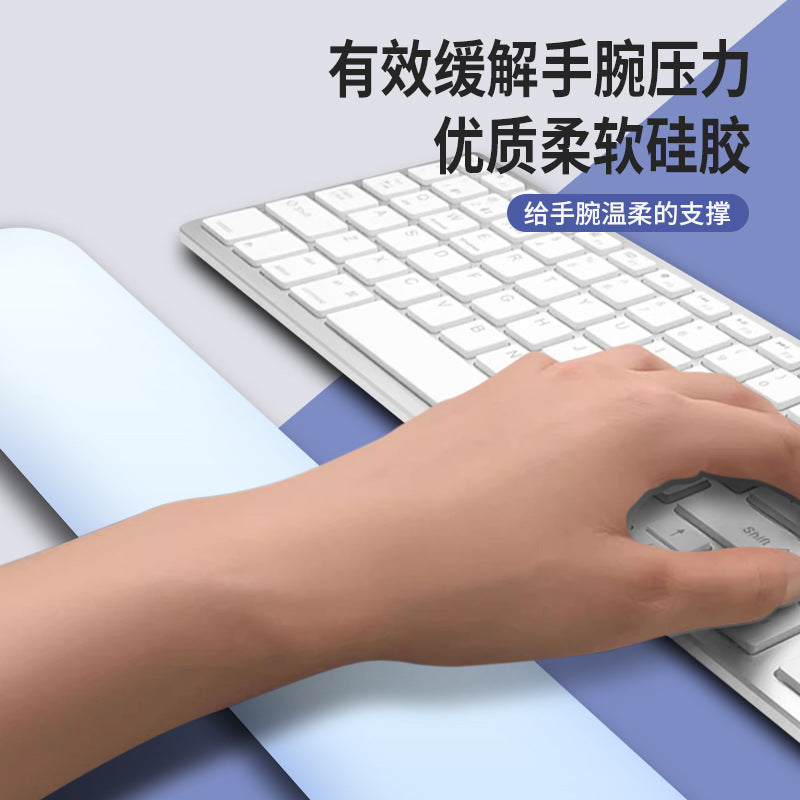 Ergonomic Wrist Rest on Gaming Setup