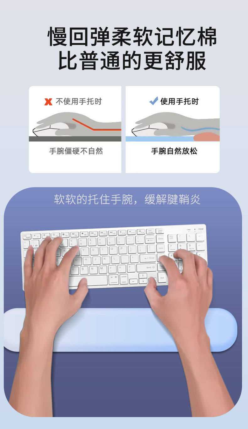 Close-Up of Stylish Wrist Rest Design