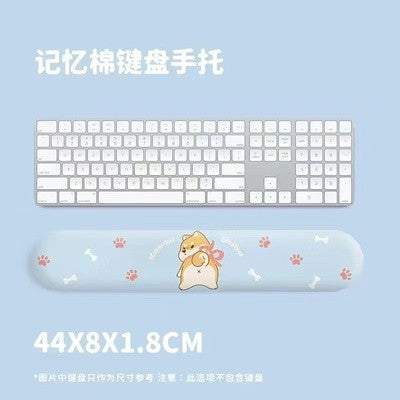 Shiba Inu 3D gaming mouse pad front view