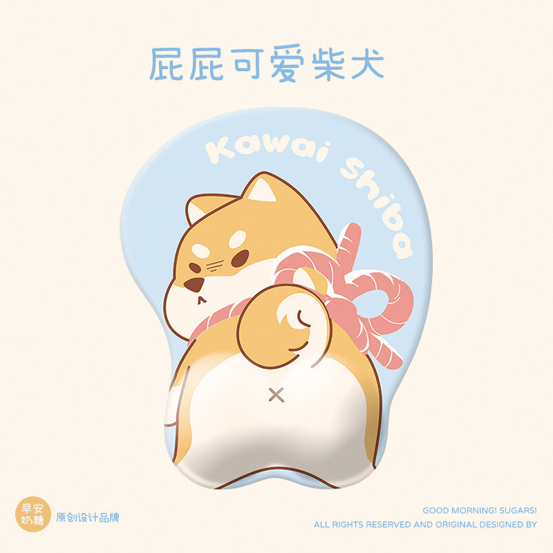 Shiba Inu mouse pad ergonomic features