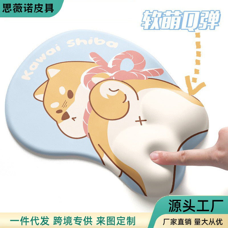 Shiba Inu mouse pad ergonomic features