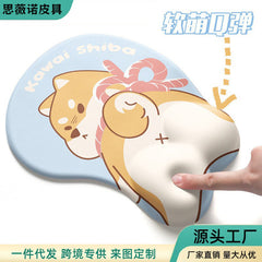 Shiba Inu mouse pad ergonomic features