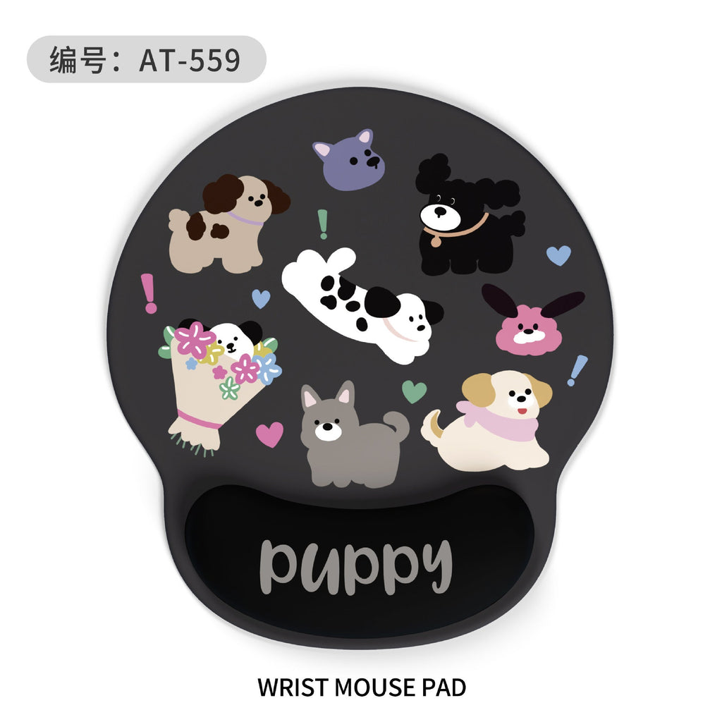 Cute dog design office accessory mouse mat
