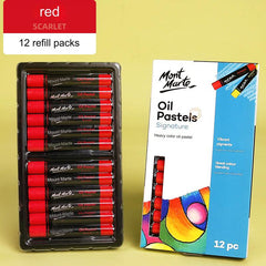Smooth application oil pastels