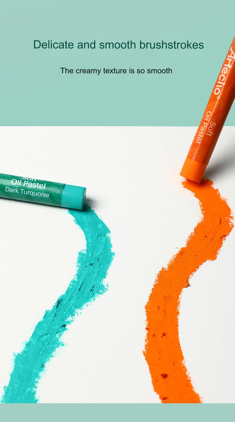 Vibrant oil pastels for kids