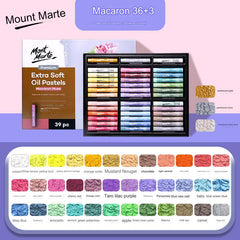 Smooth application oil pastels