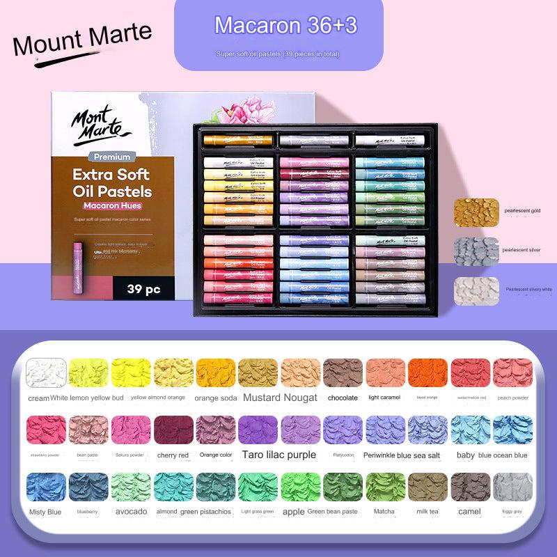 Smooth application oil pastels