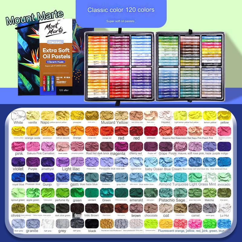 Smooth application oil pastels