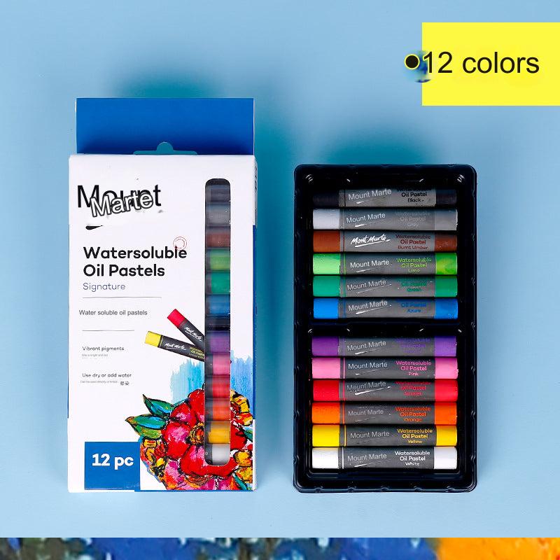 Smooth application oil pastels