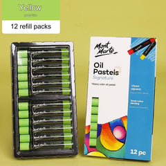 Smooth application oil pastels