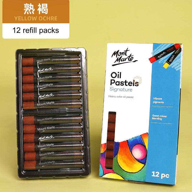 Smooth application oil pastels