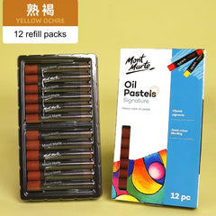 Smooth application oil pastels