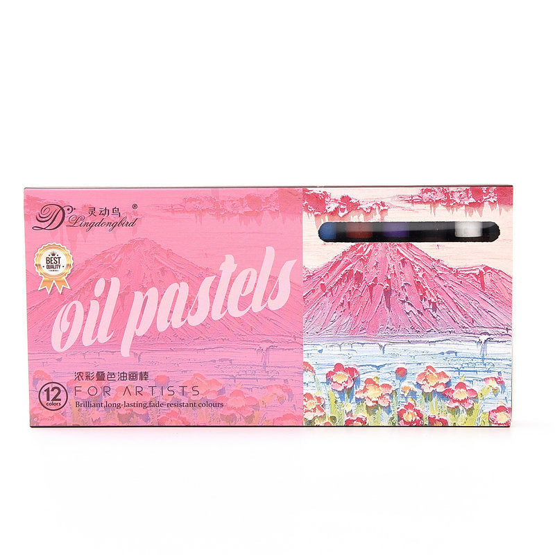 Demonstration of smooth blending techniques with pastels