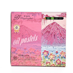 Demonstration of smooth blending techniques with pastels