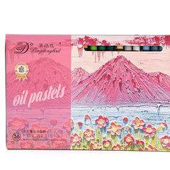 Display of a complete Vibrant 36-Color Pastel Set