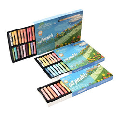 Display of a complete Vibrant 36-Color Pastel Set