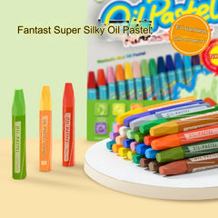 Vibrant hexagonal oil pastels set image 6