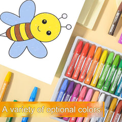 Vibrant hexagonal oil pastels set image 3