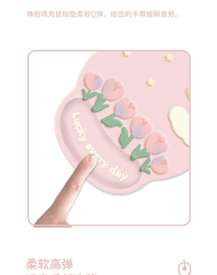 Ergonomic Mouse Pad with Wrist Support