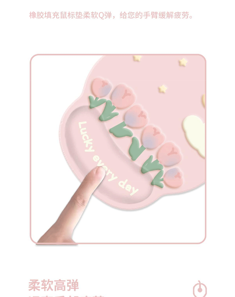 Ergonomic Mouse Pad with Wrist Support