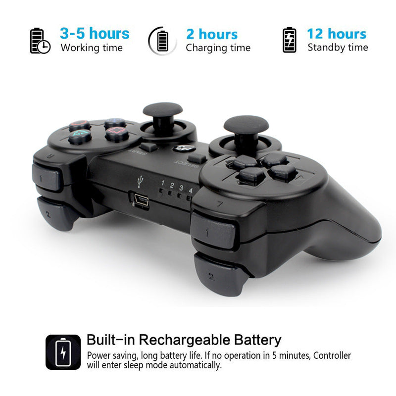 Wireless PS3 Controller buttons close-up