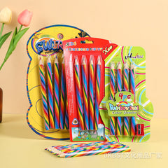 Vibrant coloured pencils view 2