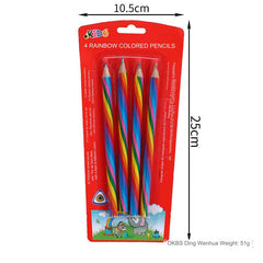 Vibrant coloured pencils view 2
